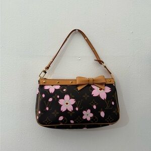 Louis Vuitton Takashi Murakami cherry blossom pochette accesoires Y2K
